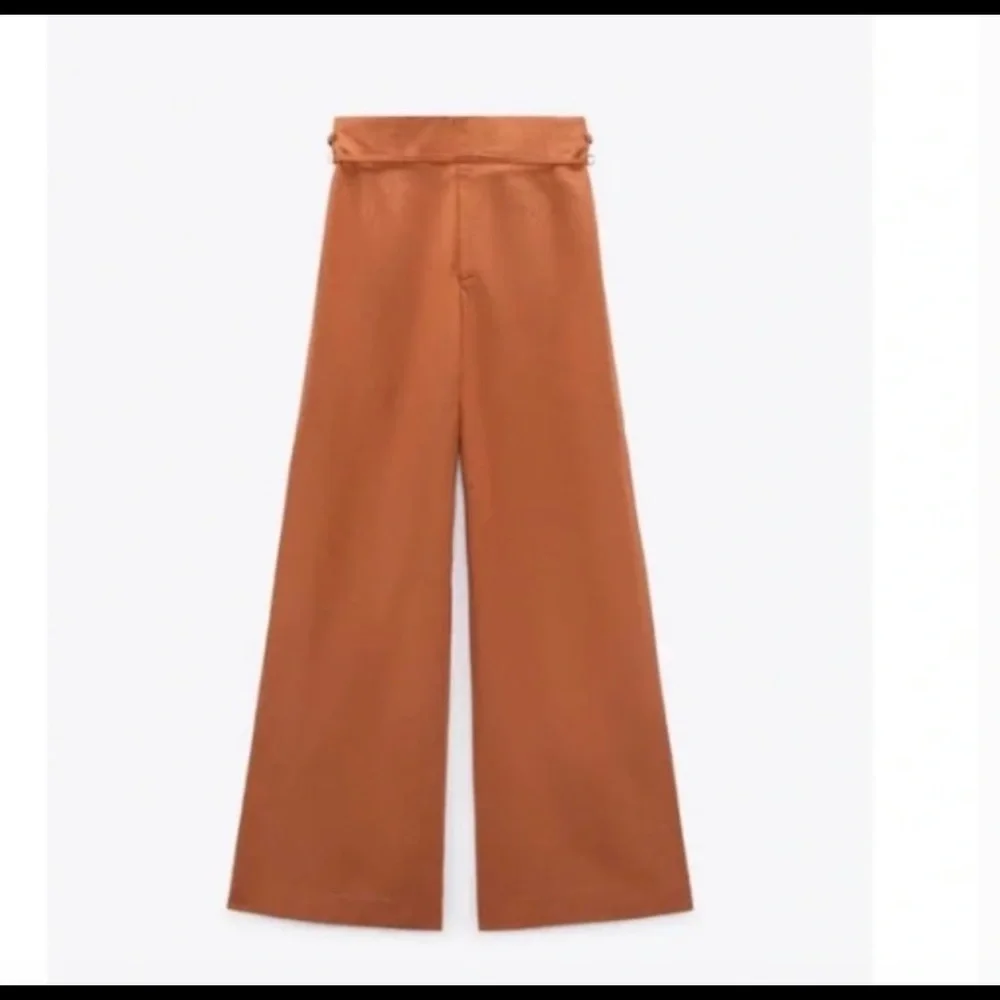 BLOGGERS FAV Zara linen blend pants trousers